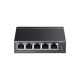 TP-LINK 5-Port Gigabit desktop switch stikalo z 4-Port PoE+