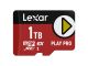 Spominska kartica Lexar PLAY PRO, Micro SDXC Express 7.1, 1TB, 900MB/s, V30