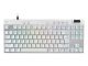 Tipkovnica Logitech G PRO X TKL RAPID, bela, USB, SLO g.