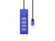 USB-C hub s 4-vhodi, USB 3.0, 0.15m, moder, ORICO PW4U-C3-015