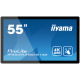 IIYAMA LFD PROLITE TF5539UHSC-B1AG 24/7 TOUCH IPS Touch through-glass 3840 x 2160 @60Hz, 500 cd/m², 1100:1, 8ms capacitive Touch points 15