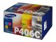 HP CLT-P406C - 4-paket - črna, rumena, cianova, škrlatna 