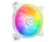 Ventilator za ohišje Cooler Master MasterFan MF140 Halo2 ARGB PWM 140mm, bel