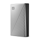 WD My Passport ULTRA 4TB USB-C 3.1, srebrn