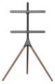TV nosilec Tripod 45''-65'' MANHATTAN, 32kg, vrtljiv 180°, črno / rjave barve