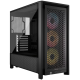 CORSAIR FRAME 4000D RS ARGB Modular Mid-Tower, računalniško ohišje, črno