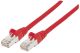Mrežni kabel Intellinet 0,5 m Cat6A, CU, Rdeč