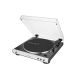 Gramofon Audio-Technica AT-LP60XBTWH, Bluetooth, črno-bel
