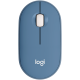 LOGITECH Pebble M350 Brezžična miška - BLUEBERRY - 2.4GHZ/BT - EMEA - CLOSED BOX