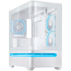 ASUS Prime AP202 ARGB TG mATX računalniško ohišje, kaljeno steklo, trije 120mm ARGB ventilatorji, belo