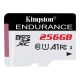 SDXC KINGSTON MICRO 256GB Endurance video snemanje, 95/45MB/s, UHS-I, U1, A1