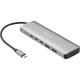 Sandberg USB-C to 5xUSB-C+2xUSB-A 100W priklopna postaja