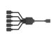 Kabel za ventilatorje Cooler Master, ARGB Splitter Cable, 1-v-5, 58 cm