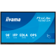 Iiyama ProLite TE9813A-B2AG - 98" Diagonal Class (97.5" viewable) interactive digital signage with touchscreen ( optional slot-in PC capability 4K UHD (2160p) 3840 x 2160 black bezel with matte finish