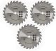 VonHaus E-Series komplet rezervnih rezil za krožno žago, 3 delni