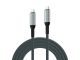 Kabel USB-C v USB-C, USB4, 40Gbps, 240W, 8K 120Hz, 1m, Ewent EC1071