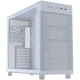 ASUS Prime AP303 TG ATX računalniško ohišje, kaljeno steklo, 120mm ventilator, belo