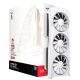 XFX Quicksilver AMD Radeon RX 9070 XT White Magnetic Air Edition 16GB GDDR6 grafična kartica, PCIe 5.0, 1xHDMI 2.1, 3xDisplayPort 2.1