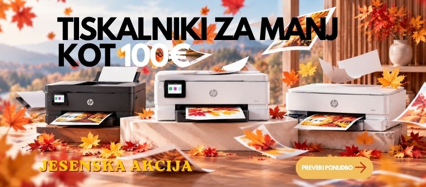 Tiskalniki za manj kot 100 EUR - jesenska akcija